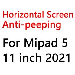 Redmi Pad 10.6 ''개인 정보 화면 기 Xiaomi Mipad 5 Pro 11 Mi pad 12.4 Pad5 개인 필터 AntiPeeping Antispy Film