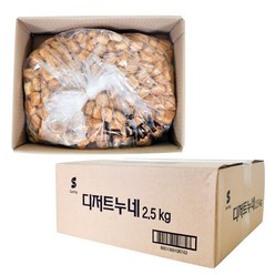 누네띠네 2.5kg 겹겹 이탈리안 스낵 대용량 간식, 1박스