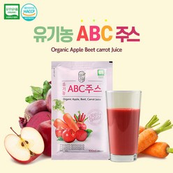 유기농 ABC주스 100ml 건강음료 에이비씨쥬스 선물세트 사과 당근 비트, 30팩 1박스