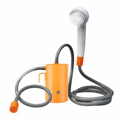 캠핑에어펌프 무선에어펌프 수류탄에어펌프 자충 쿠디 야외 캠핑 휴대용 전기 샤워, 6.Type3 Orange