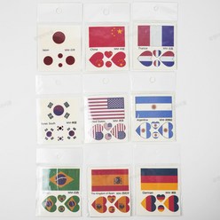 월드컵 올림픽 나라 국기 타투 스티커 태극기 한국 응원 마스크 스티커, 아르헨티나