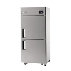 유니크 직냉식 디지털 냉동고 693L 메탈 UDS-30FDR