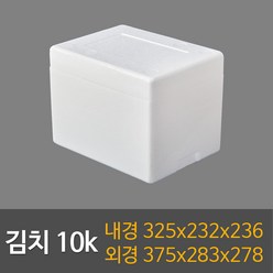 택배용 식품용 김치10k(16ea) 다용도10k 스티로폼박스, 1개