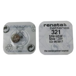 레나타 321(SR616SW)1알 renata 산화은전지 시계배터리, 1개, 1개