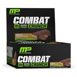 Muscle Pharm Combat Crunch Chocolate Peanut Butter 머슬팜 컴뱃 크런치 초콜릿 피넛 버터 12개입 756g