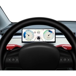 Tesla Model 3 20172023 Y 20192023용 헤드업 디스플레이 무선 Carplay Carlife 안드로이드Auto 전력 속도 계기판 9'' 터치스크린 192072, SYUSHUDFBA