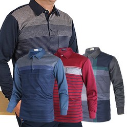 [케이든] 착용감이 좋은 남자 티셔츠 중년남성 골프티 면혼방 국내생산