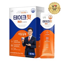 테이크핏 케어 발효유청 단백질 저당 프로틴 스틱 19g 10포, 190g, 1개