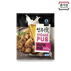 베스트식품 청정원 안주야 홈펍 닭근위튀김 220g x12개, 12개