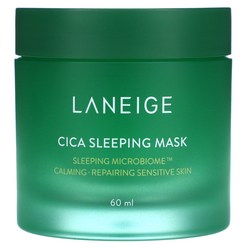 Laneige Cica Sleeping Beauty Mask 2 fl oz (60 ml) 1팩, 1개