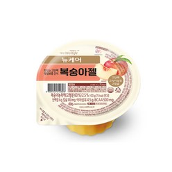 [뉴케어] 영양간식 복숭아젤 100g, 50개