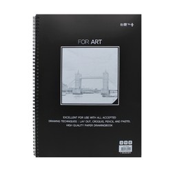 8절 스케치북 PP표지, 24매, 258 x 354mm