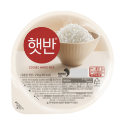 햇반 백미밥, 210g, 48개