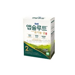앱솔루트 유기농 궁 분유 2단계 6~12개월, 2개, 2800g