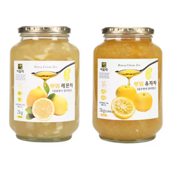 [코스트코] 씨밀레 봉밀 유자차 2kg + 레몬차 2kg 유자청 레몬청