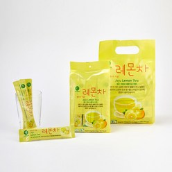 [딜리버리팜]제주 친환경 레몬을 그대로 갈아서 만든 레몬차 스틱, 레몬차스틱375g, 25g, 1개