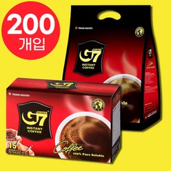 G7블랙커피 베트남커피 아메리카노 커피 2g x 200개, 200개입