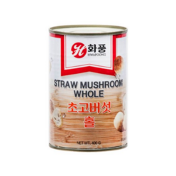 화풍 초고버섯 (홀) 버섯 통조림, 400g, 1개