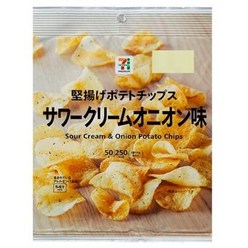 [무료배송 5팩세트]일본 세븐일레븐 세븐프리미엄 감자칩 딱딱한 사워크림 어니언맛 1팩 일본과자 일본간식