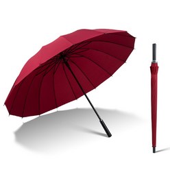 튼튼한 장우산 16K 대형 골프 자동 우산 고급 의전용 큰우산 가죽손잡이