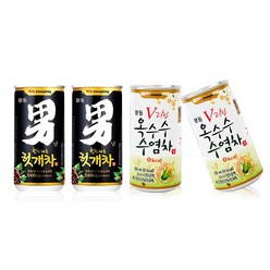 제트그로스 광동 헛개차 180ml 30캔 + 광동 옥수수 수염차 180ml 30캔, 1세트, 상세페이지 참조