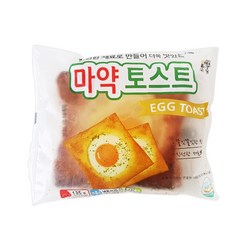 대신 냉동 에그퐁당 토스트 135g 에어프라이어 계란식빵요리 학교매점빵, 1개