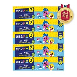 LG생활건강 페리오 키즈 2단계 치약 75g (핑크퐁) x 5개, 1개