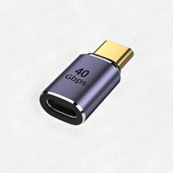 듀얼모니터분배기 모니터분배기 HDMI 셀렉터스위치 USB C 암 커플러 32 OTG 어댑터 익스텐더 8K 비디오 100W 고속 충전 USB4 케이블 썬더볼트 4 용 40Gbps, 1.1PCS, 1.1 PCS