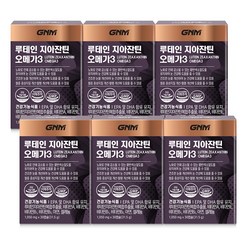GNM자연의품격 루테인 지아잔틴 오메가3, 30정, 6개