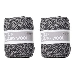 야나 파인램스울 2볼 단색/트위드 (fine lambs wool) 45g 털실 네프사 램스울, 751, 2개