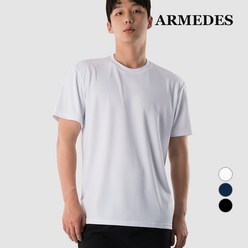 아르메데스 남녀공용 기능성 퀵 드라이 쿨링 반팔 티셔츠 AR-200
