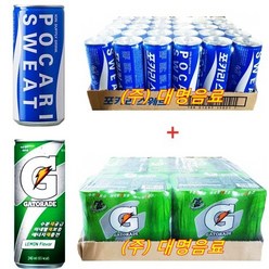 포카리스웨트240ml + 게토레이240ml, 1세트, 240ml