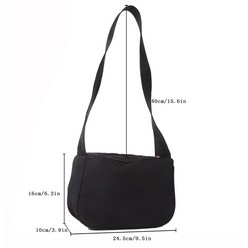 Casual Creative Shoulder Bag Canvas Solid Color Simple Female Handbags for Women Desi [A00041747]