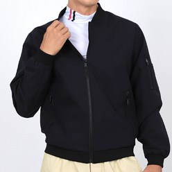 제로골프 남성용 봄 가을 베이직 항공점퍼 다중포켓 바람막이 골프점퍼 아우터 자켓