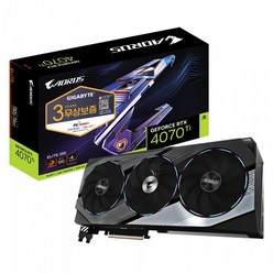 GIGABYTE AORUS 지포스 RTX 4070 Ti ELITE D6X 12GB 피씨디렉트