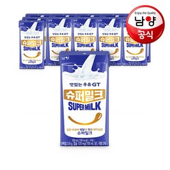 맛있는 우유 GT 슈퍼밀크 멸균우유, 190ml, 12개