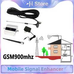 WIFI증폭기 무선AP 900Mhz GSM 신호 부스터 리피터 증폭기 휴대폰 미국 EU 플러그 홈 오피스 2G 4G, 3.영국 플러그