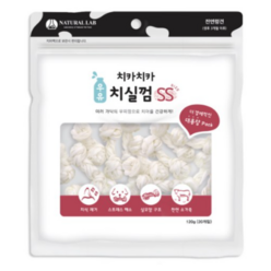 굿데이 치카치카 우유 강아지 치실껌 SS 120g, 2개, 우유맛