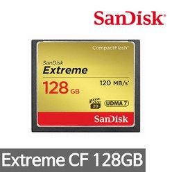 샌디스크 CF Extreme UDMA 7 800X 128GB 메모리카드 (SDCFXSB-128G-G46), 1개