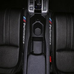 BMW 퍼포먼스M 차량용 틈새쿠션 2개 1세트, BMW 퍼포먼스 블랙, 1개