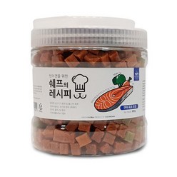 모질튼튼 강아지 영양간식 연어 트릿 노견건강식 사료토핑 칭찬 보상훈련, 1개