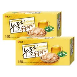 담터 누룽지 둥굴레차 150T x2개/티백차 녹차 메밀차, 2개