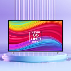 디엘티 모넥스 M653683UT 165cm 65인치 UHD LED TV 베젤리스 제로베젤, 1. 기사방문 스탠드설치