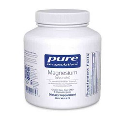 Pure Encapsulations 마그네슘 글리시네이트 180정 1병, 1개, 180개