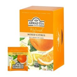 Ahmad Tea 믹스드 시트러스 제스티 오렌지 앤 레몬 리프레시, 2g, 1개, 1개, 5