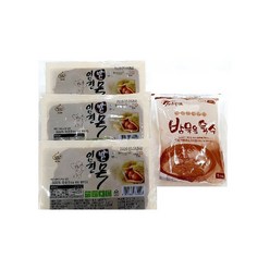 산지직송 임진밤묵 400g 밤묵/공주밤/묵사발/밤묵용육수1팩증정, 3팩, 3개