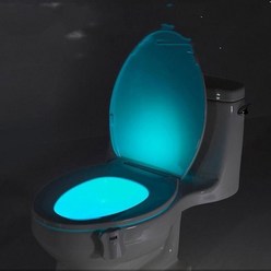 화장실 LED 센서 무드등 변기라이트 움직임감지 다양한색상 인테리어 야간 심야 램프, 화장실무드등