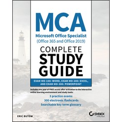 MCA Microsoft Office Specialist (Office 365 and Office 2019) Complete Study Guide: Word Associate Ex... Paperback, Sybex, English, 9781119718499
