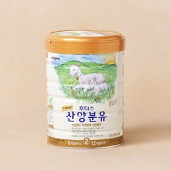 일동 후디스 프리미엄 산양분유 2단계(6개월부터 12개월까지성장기용 조제분유) 800g, 1개