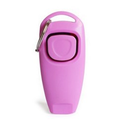 도구 애완 동물 및 긍정적 인 훈련 훈련을위한 새 Clicker Clicker Whistle Drop Shipping Kit, 분홍색